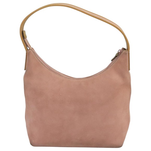 GUCCI Hand Bag Suede Pink Gold 001 3386 1705 Auth 103940 - Picture 2 of 16